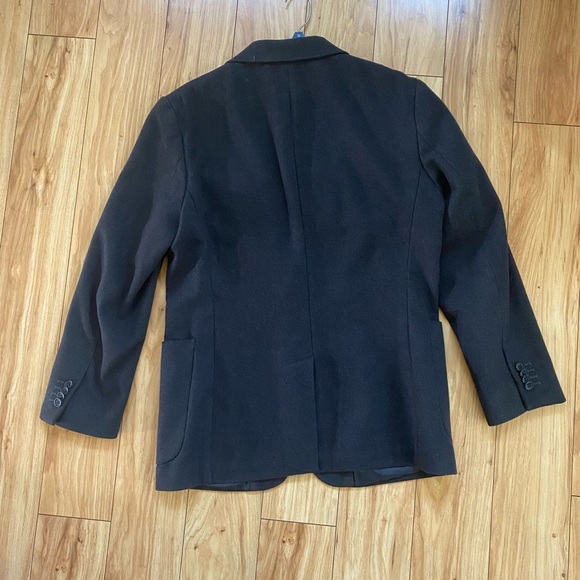 Banana Republic Wool Blazer Charcoal Sz 38s - Picture 2 of 6